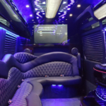 26 Passenger Party Bus Interior in NYC